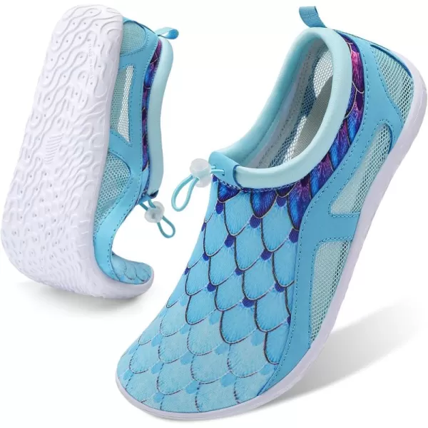 LeIsfIt Womens Mens Water Shoes Barefoot Quick-Dry Aqua Socks Slip-on Swim Beach Shoes for Surf Pool River Yoga