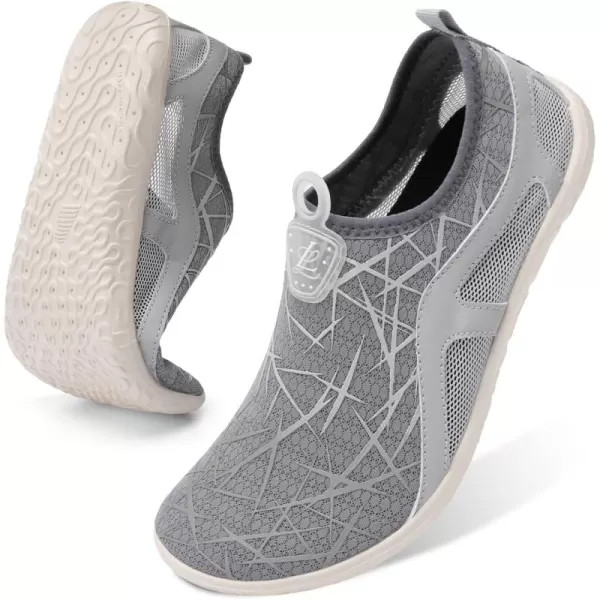 LeIsfIt Womens Mens Water Shoes Barefoot Quick-Dry Aqua Socks Slip-on Swim Beach Shoes for Surf Pool River Yoga