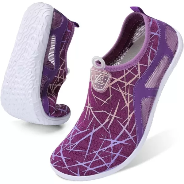 LeIsfIt Womens Mens Water Shoes Barefoot Quick-Dry Aqua Socks Slip-on Swim Beach Shoes for Surf Pool River Yoga