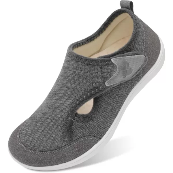 LeIsfIt Womens Slippers Wide Diabetic Shoes Adjustable Walking Shoes Arthritis Edema House Shoes Indoor Outdoor Slippers