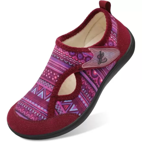 LeIsfIt Womens Slippers Wide Diabetic Shoes Adjustable Walking Shoes Arthritis Edema House Shoes Indoor Outdoor Slippers