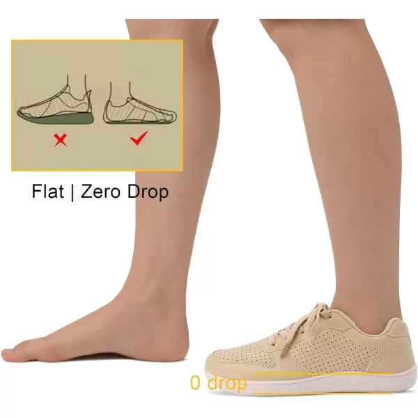 LeIsfIt Womens Walking Shoes Wide Toe Box Road Running Shoes Minimalist Barefoot Shoes Breathable Fashion Sneakers
