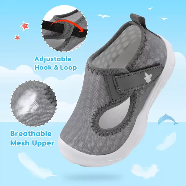 LeIsfIt Toddler Shoes Boys Girls Barefoot Shoes Wide Toe Box Shoes Lightweight Walking Shoes Slip-on Tennis Shoes