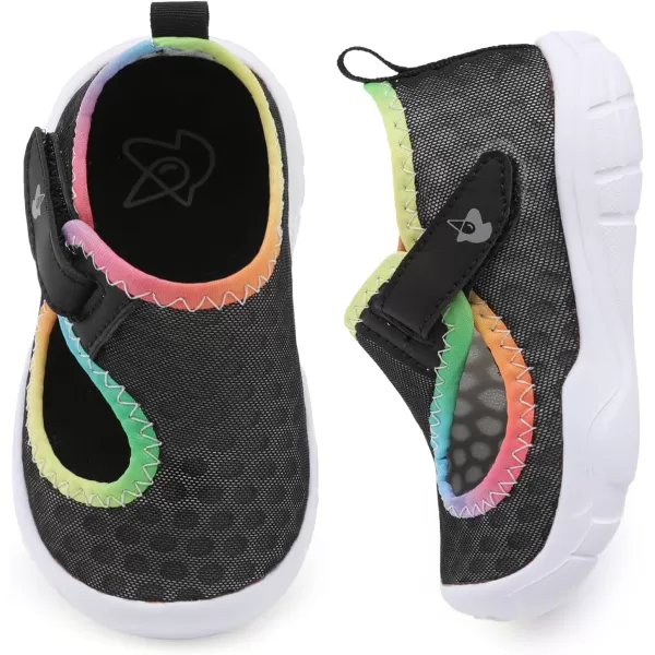 LeIsfIt Toddler Shoes Boys Girls Barefoot Shoes Wide Toe Box Shoes Lightweight Walking Shoes Slip-on Tennis Shoes