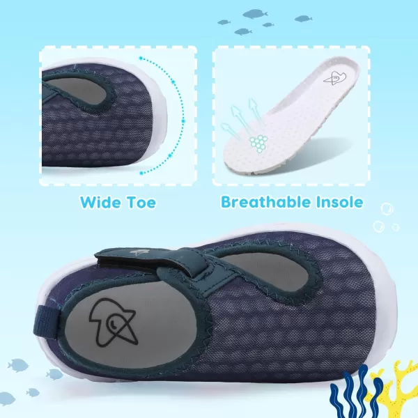 LeIsfIt Toddler Shoes Boys Girls Barefoot Shoes Wide Toe Box Shoes Lightweight Walking Shoes Slip-on Tennis Shoes