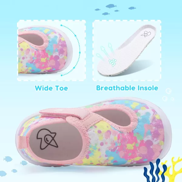 LeIsfIt Toddler Shoes Boys Girls Barefoot Shoes Wide Toe Box Shoes Lightweight Walking Shoes Slip-on Tennis Shoes