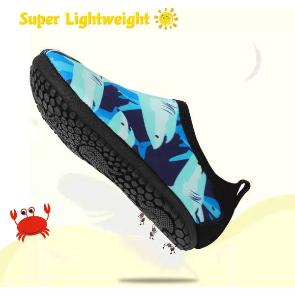 LeIsfIt Toddler Water Shoes Girls Boys Swim Beach Shoes Barefoot Aqua Socks Kids Non-slip Water Socks