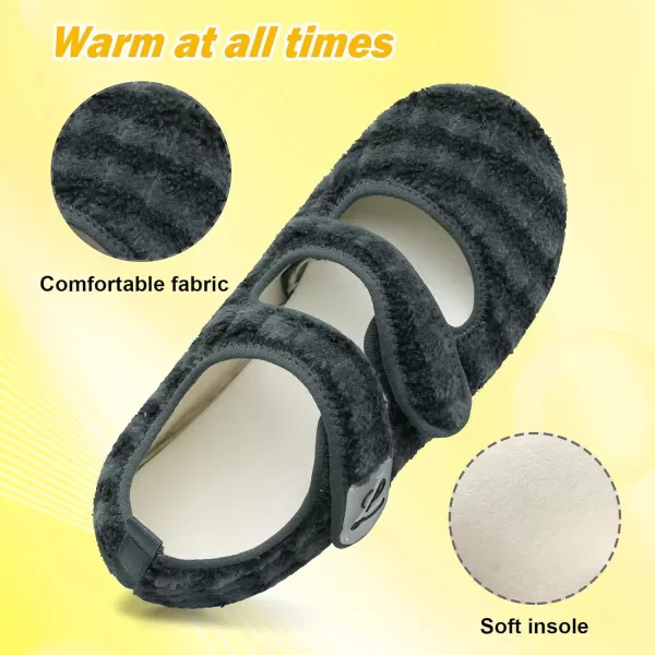 LeIsfIt Womens Mens Slippers Soft House Slippers Warm Fuzzy House Shoes Slipper Socks with Rubber Sole