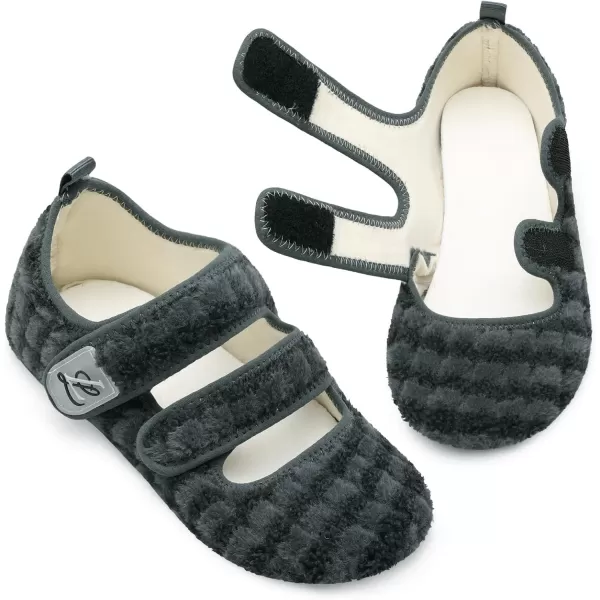 LeIsfIt Womens Mens Slippers Soft House Slippers Warm Fuzzy House Shoes Slipper Socks with Rubber Sole