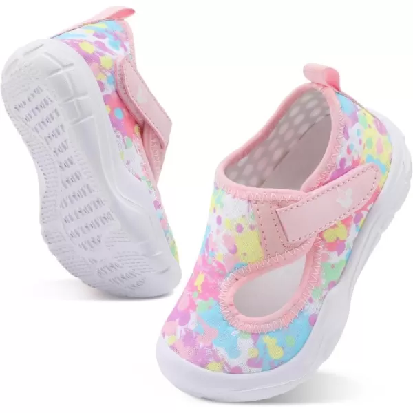 LeIsfIt Toddler Shoes Boys Girls Barefoot Shoes Wide Toe Box Shoes Lightweight Walking Shoes Slip-on Tennis Shoes
