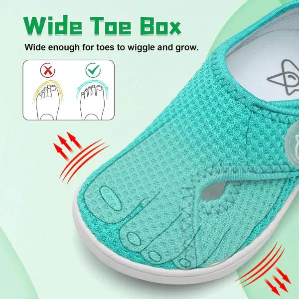 LeIsfIt Kids Barefoot Shoes Boys Girls Wide Toe Box Shoes Minimalist Zero Drop Sneakers Splay Naturally Walking Shoes for Toddler Little Big Kid
