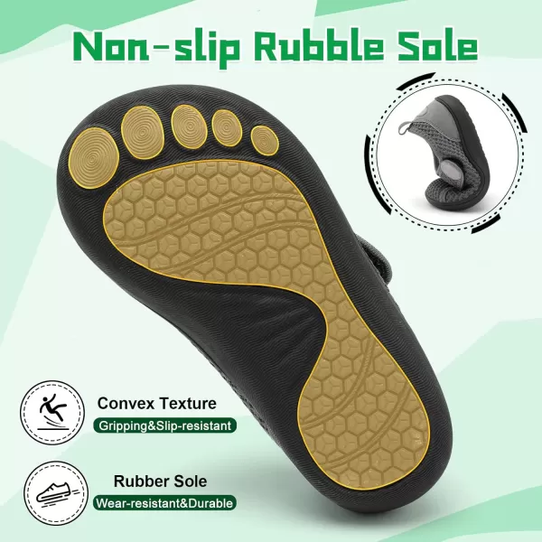 LeIsfIt Kids Barefoot Shoes Boys Girls Wide Toe Box Shoes Minimalist Zero Drop Sneakers Splay Naturally Walking Shoes for Toddler Little Big Kid