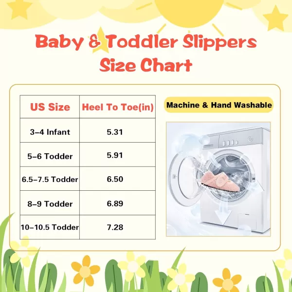LeIsfIt Toddler Slippers Boys Girls Wide Slippers Adjustable House Shoes Baby Warm Winter Slippers Non-Slip Indoor Home Slipper Shoes