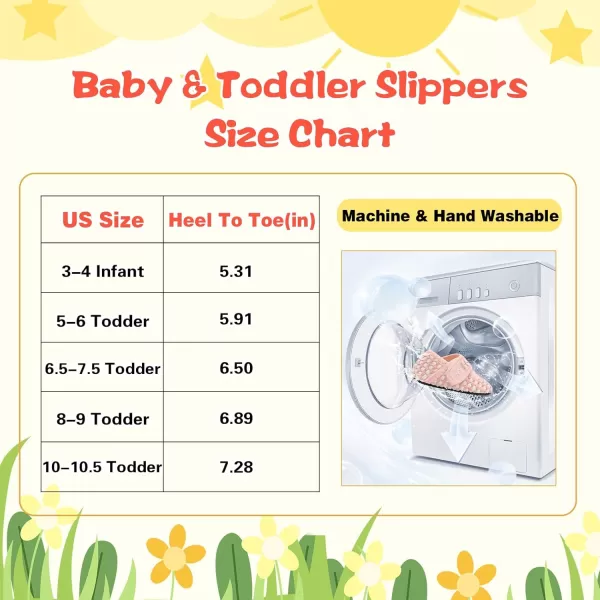 LeIsfIt Toddler Slippers Boys Girls Wide Slippers Adjustable House Shoes Baby Warm Winter Slippers Non-Slip Indoor Home Slipper Shoes