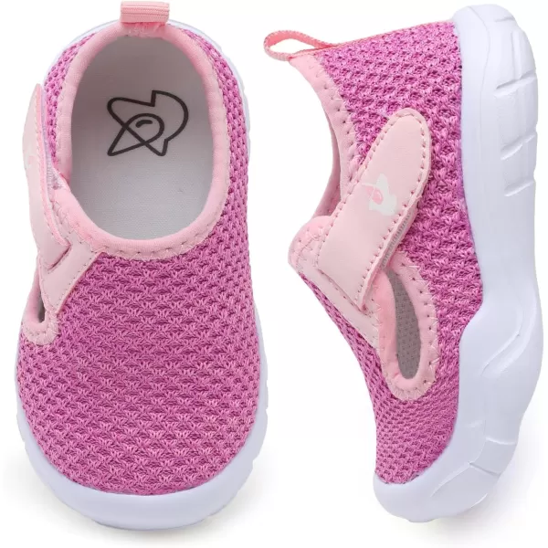 imageLeIsfIt Toddler Shoes Boys Girls Barefoot Shoes Wide Toe Box Shoes Lightweight Walking Shoes Slip On Tennis ShoesCpurple