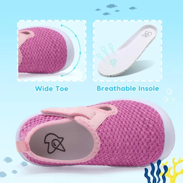 imageLeIsfIt Toddler Shoes Boys Girls Barefoot Shoes Wide Toe Box Shoes Lightweight Walking Shoes Slip On Tennis ShoesCpurple