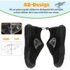 imageLeIsfIt Toddler Shoes Girls Boys Wide Barefoot Shoes Kids Breathable Sneakers Lightweight Tennis Shoes Athletic Walking Shoes Slip On ShoesAllblack