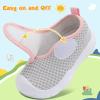 imageLeIsfIt Toddler Shoes Girls Boys Wide Barefoot Shoes Kids Breathable Sneakers Lightweight Tennis Shoes Athletic Walking Shoes Slip On ShoesBgrey
