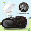 imageLeIsfIt Toddler Shoes Girls Boys Wide Barefoot Shoes Kids Breathable Sneakers Lightweight Tennis Shoes Athletic Walking Shoes Slip On ShoesBlack