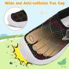 imageLeIsfIt Toddler Shoes Girls Boys Wide Barefoot Shoes Kids Breathable Sneakers Lightweight Tennis Shoes Athletic Walking Shoes Slip On ShoesBlack