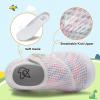 imageLeIsfIt Toddler Shoes Girls Boys Wide Barefoot Shoes Kids Breathable Sneakers Lightweight Tennis Shoes Athletic Walking Shoes Slip On ShoesBwhitecolorful