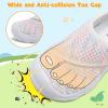 imageLeIsfIt Toddler Shoes Girls Boys Wide Barefoot Shoes Kids Breathable Sneakers Lightweight Tennis Shoes Athletic Walking Shoes Slip On ShoesBwhitecolorful