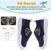 imageLeIsfIt Toddler Shoes Girls Boys Wide Barefoot Shoes Kids Breathable Sneakers Lightweight Tennis Shoes Athletic Walking Shoes Slip On ShoesNavy