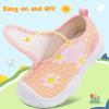 imageLeIsfIt Toddler Shoes Girls Boys Wide Barefoot Shoes Kids Breathable Sneakers Lightweight Tennis Shoes Athletic Walking Shoes Slip On ShoesPinkflower