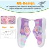 imageLeIsfIt Toddler Shoes Girls Boys Wide Barefoot Shoes Kids Breathable Sneakers Lightweight Tennis Shoes Athletic Walking Shoes Slip On ShoesPurple