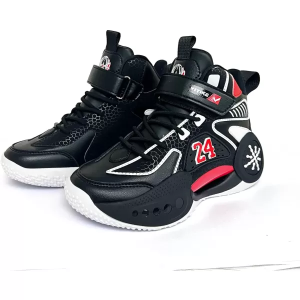VITUOFLY Kids Basketball Shoes Boys Air Cushion Sneakers Girls Mid Top School Training Shoes Non-Slip Outdoor Sports Shoes Comfortable Boys Running Shoes Durable Little Kid/Big Kid