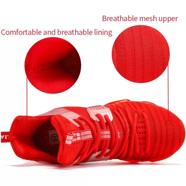 VITUOFLY Kids Basketball Shoes Boys Air Cushion Sneakers Girls Mid Top School Training Shoes Non-Slip Outdoor Sports Shoes Comfortable Boys Running Shoes Durable Little Kid/Big Kid