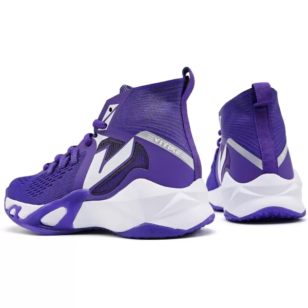 VITUOFLY Kids Basketball Shoes Boys Air Cushion Sneakers Girls Mid Top School Training Shoes Non-Slip Outdoor Sports Shoes Comfortable Boys Running Shoes Durable Little Kid/Big Kid