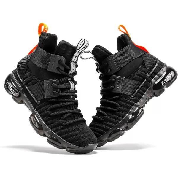 VITUOFLY Kids Basketball Shoes Boys Air Cushion Sneakers Girls Mid Top School Training Shoes Non-Slip Outdoor Sports Shoes Comfortable Boys Running Shoes Durable Little Kid/Big Kid