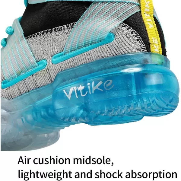 VITUOFLY Kids Basketball Shoes Boys Air Cushion Sneakers Girls Mid Top School Training Shoes Non-Slip Outdoor Sports Shoes Comfortable Boys Running Shoes Durable Little Kid/Big Kid