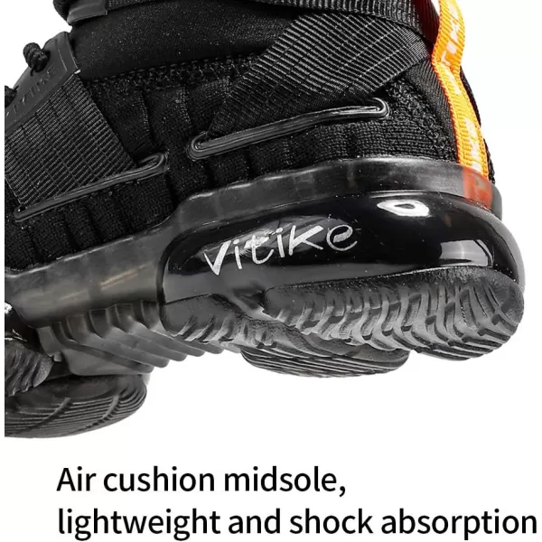 VITUOFLY Kids Basketball Shoes Boys Air Cushion Sneakers Girls Mid Top School Training Shoes Non-Slip Outdoor Sports Shoes Comfortable Boys Running Shoes Durable Little Kid/Big Kid