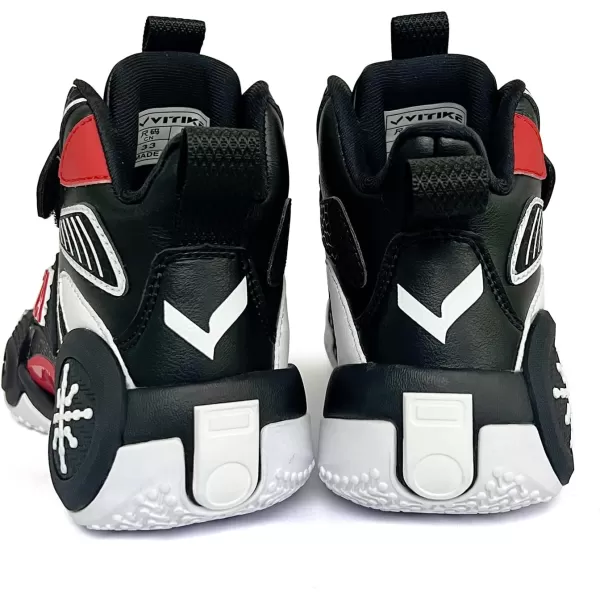 VITUOFLY Kids Basketball Shoes Boys Air Cushion Sneakers Girls Mid Top School Training Shoes Non-Slip Outdoor Sports Shoes Comfortable Boys Running Shoes Durable Little Kid/Big Kid