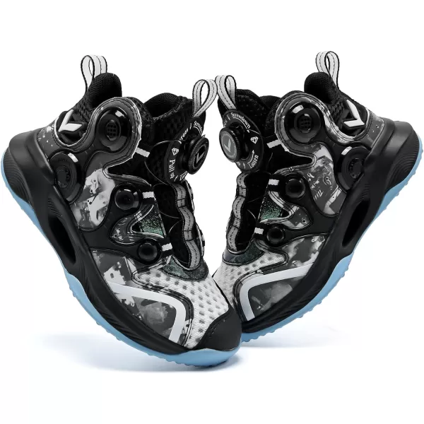 VITUOFLY Kids Basketball Shoes Boys Air Cushion Sneakers Girls Mid Top School Training Shoes Non-Slip Outdoor Sports Shoes Comfortable Boys Running Shoes Durable Little Kid/Big Kid