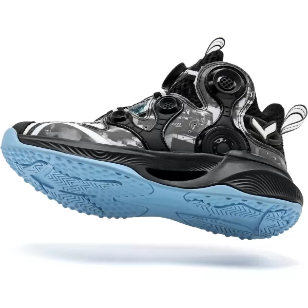 VITUOFLY Kids Basketball Shoes Boys Air Cushion Sneakers Girls Mid Top School Training Shoes Non-Slip Outdoor Sports Shoes Comfortable Boys Running Shoes Durable Little Kid/Big Kid