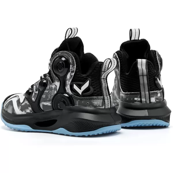 VITUOFLY Kids Basketball Shoes Boys Air Cushion Sneakers Girls Mid Top School Training Shoes Non-Slip Outdoor Sports Shoes Comfortable Boys Running Shoes Durable Little Kid/Big Kid