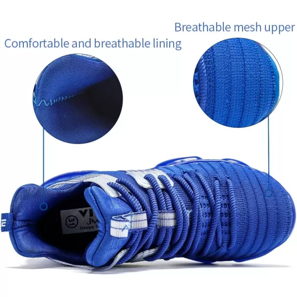 VITUOFLY Kids Basketball Shoes Boys Air Cushion Sneakers Girls Mid Top School Training Shoes Non-Slip Outdoor Sports Shoes Comfortable Boys Running Shoes Durable Little Kid/Big Kid