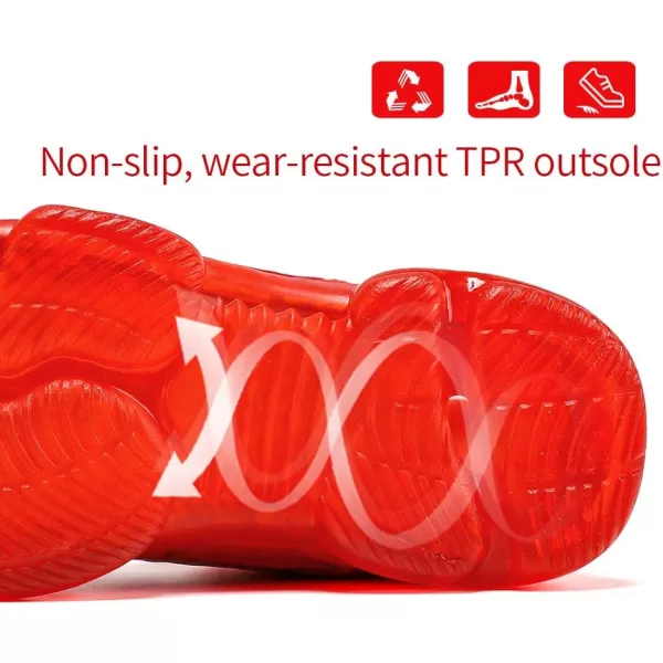 VITUOFLY Kids Basketball Shoes Boys Air Cushion Sneakers Girls Mid Top School Training Shoes Non-Slip Outdoor Sports Shoes Comfortable Boys Running Shoes Durable Little Kid/Big Kid