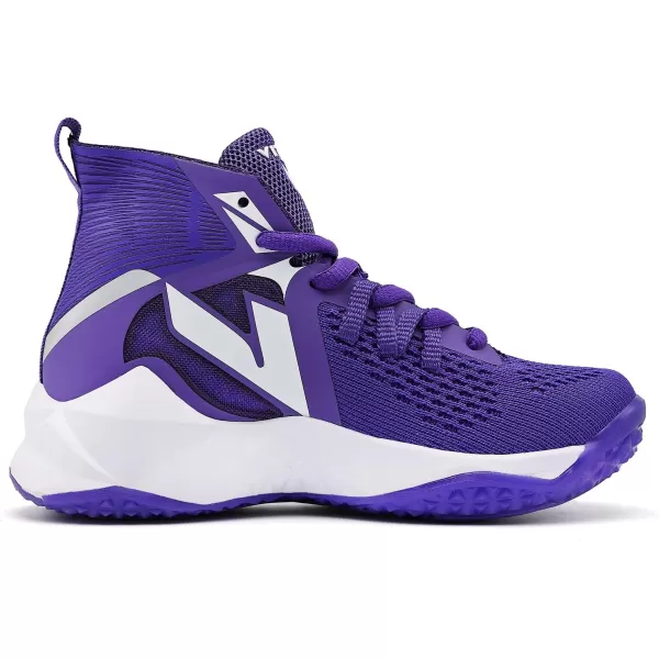 VITUOFLY Kids Basketball Shoes Boys Air Cushion Sneakers Girls Mid Top School Training Shoes Non-Slip Outdoor Sports Shoes Comfortable Boys Running Shoes Durable Little Kid/Big Kid