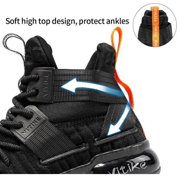 VITUOFLY Kids Basketball Shoes Boys Air Cushion Sneakers Girls Mid Top School Training Shoes Non-Slip Outdoor Sports Shoes Comfortable Boys Running Shoes Durable Little Kid/Big Kid