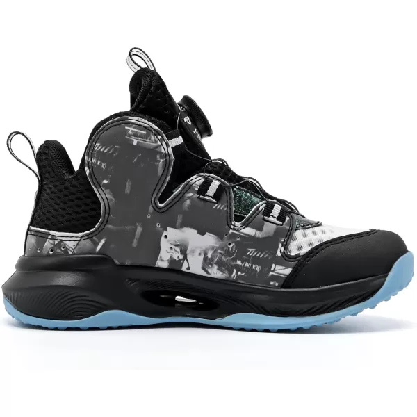 VITUOFLY Kids Basketball Shoes Boys Air Cushion Sneakers Girls Mid Top School Training Shoes Non-Slip Outdoor Sports Shoes Comfortable Boys Running Shoes Durable Little Kid/Big Kid