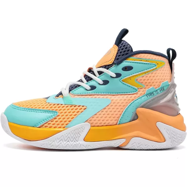 VITUOFLY Kids Basketball Shoes Boys Air Cushion Sneakers Girls Mid Top School Training Shoes Non-Slip Outdoor Sports Shoes Comfortable Boys Running Shoes Durable Little Kid/Big Kid