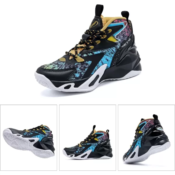 VITUOFLY Kids Basketball Shoes Boys Air Cushion Sneakers Girls Mid Top School Training Shoes Non-Slip Outdoor Sports Shoes Comfortable Boys Running Shoes Durable Little Kid/Big Kid