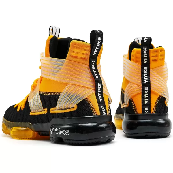 VITUOFLY Kids Basketball Shoes Boys Air Cushion Sneakers Girls Mid Top School Training Shoes Non-Slip Outdoor Sports Shoes Comfortable Boys Running Shoes Durable Little Kid/Big Kid