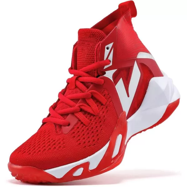 VITUOFLY Kids Basketball Shoes Boys Air Cushion Sneakers Girls Mid Top School Training Shoes Non-Slip Outdoor Sports Shoes Comfortable Boys Running Shoes Durable Little Kid/Big Kid