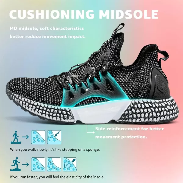 WETIKE Mesh Slip On Lightweight Running Sneakers