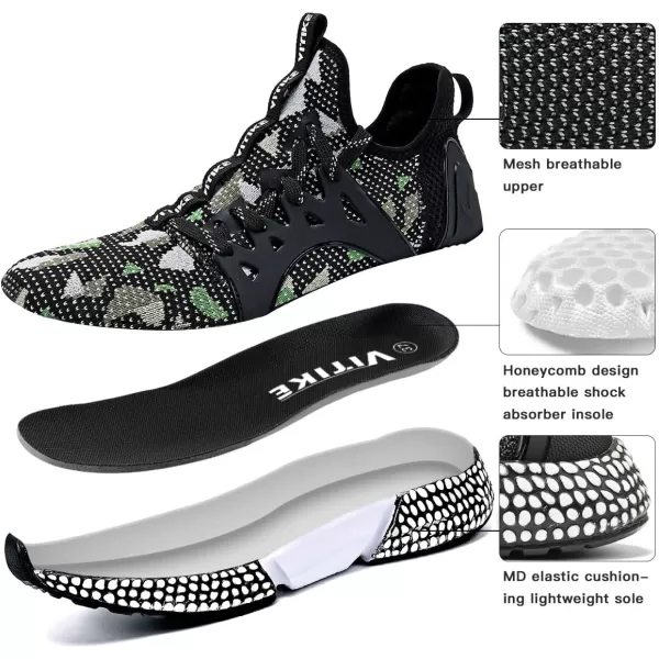 WETIKE Mesh Slip On Lightweight Running Sneakers